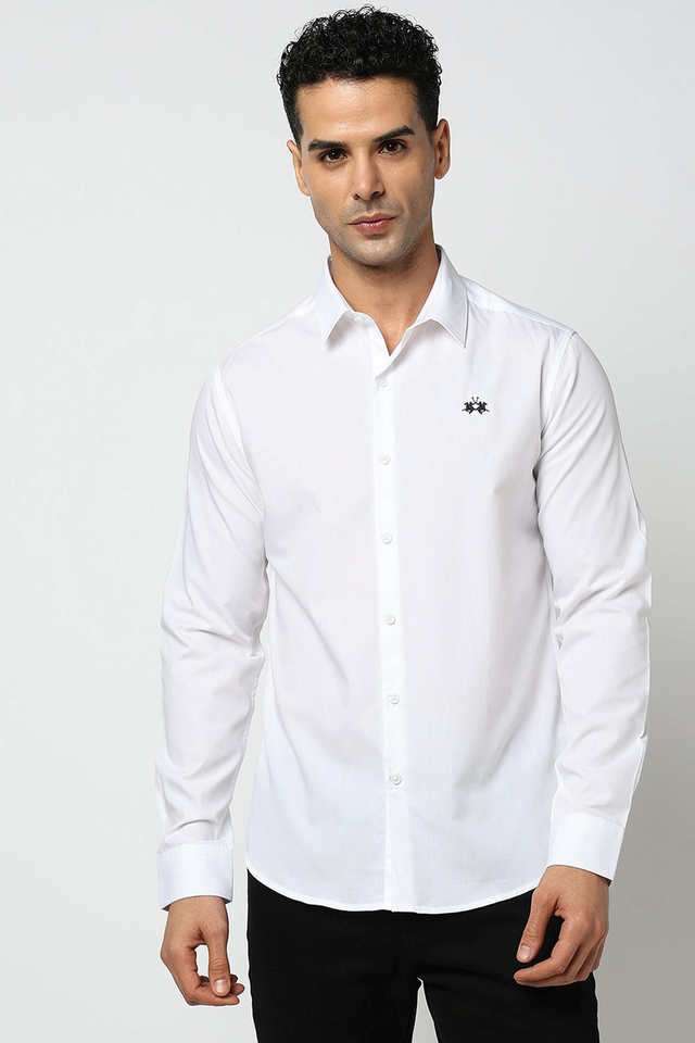 Solid-Cotton-Slim-Fit-Men-s-Casual-Wear-Shirt