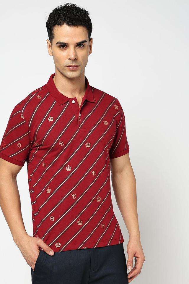 Printed-Cotton-Blend-Polo-Men-s-T-Shirt