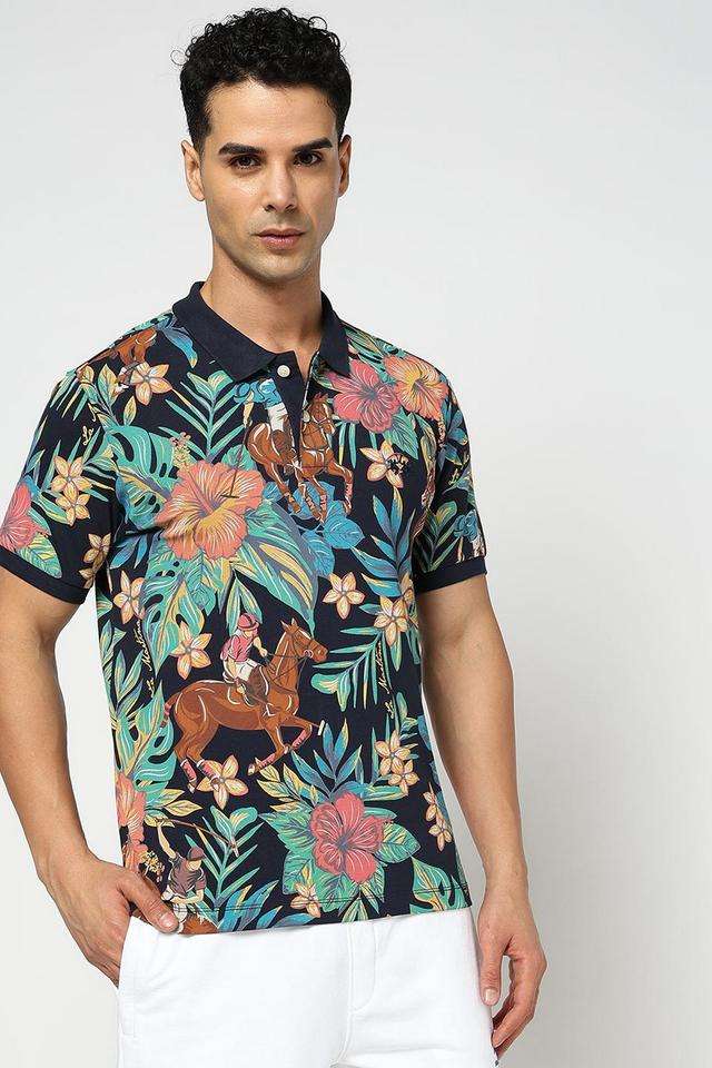 Printed-Cotton-Blend-Polo-Men-s-T-Shirt
