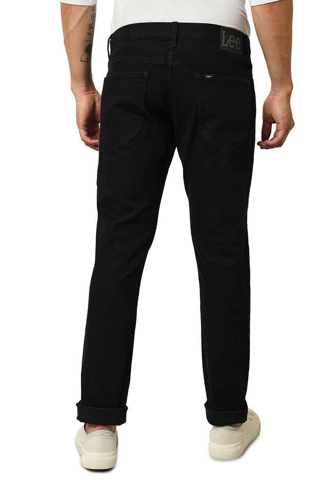 Light-Wash-Blended-Fabric-Tapered-Fit-Men-s-Jeans