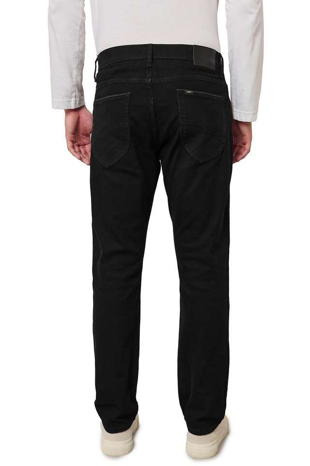 Light-Wash-Blended-Fabric-Tapered-Fit-Men-s-Jeans