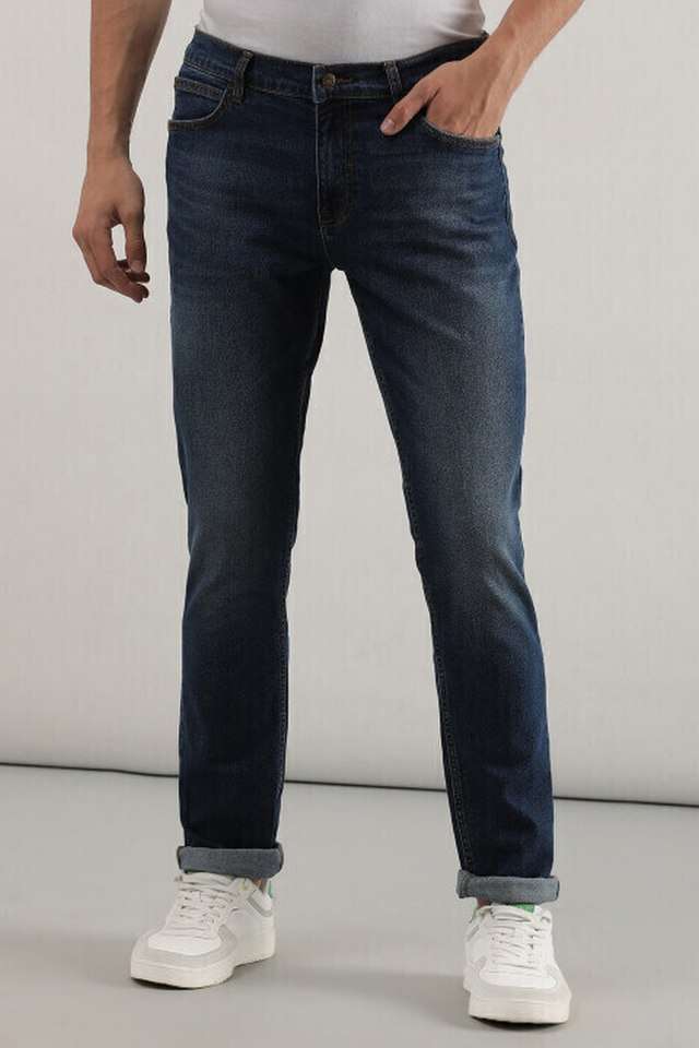 Mid-Rise-Blended-Fabric-Skinny-Fit-Men-s-Jeans