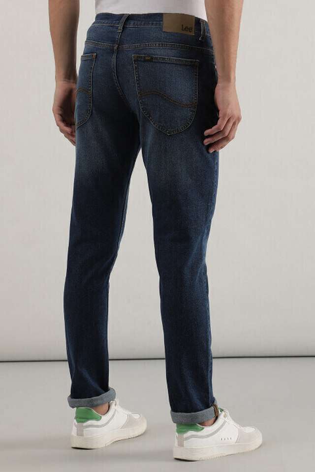 Mid-Rise-Blended-Fabric-Skinny-Fit-Men-s-Jeans