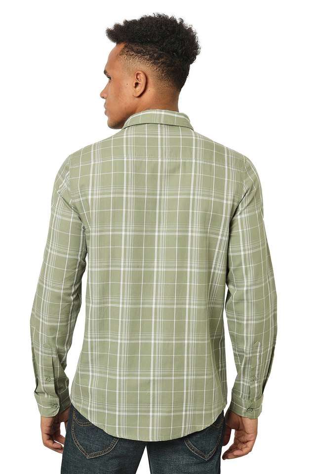 Solid-Cotton-Slim-Fit-Men-s-Casual-Wear-Shirt