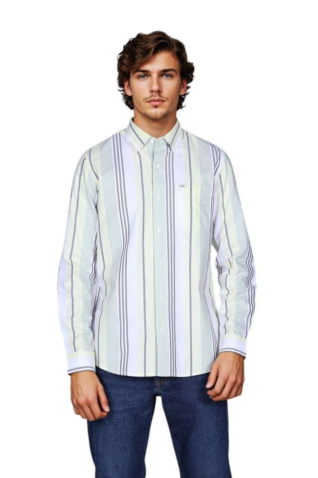 Solid-Cotton-Slim-Fit-Men-s-Casual-Wear-Shirt