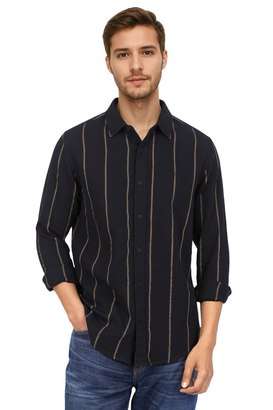 Solid-Cotton-Regular-Fit-Men-s-Casual-Shirt