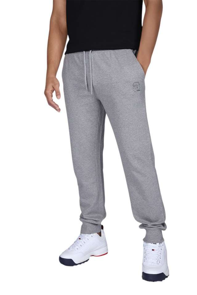 Solid-Cotton-Tapered-Fit-Men-s-Track-Pants