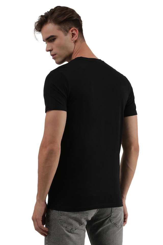 Solid-Cotton-Round-Neck-Men-s-T-Shirt