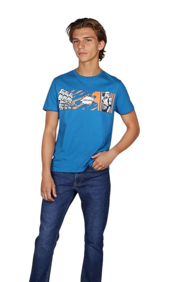 Solid-Cotton-Round-Neck-Men-s-T-Shirt