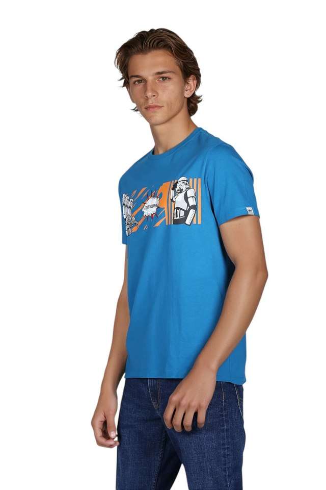 Solid-Cotton-Round-Neck-Men-s-T-Shirt