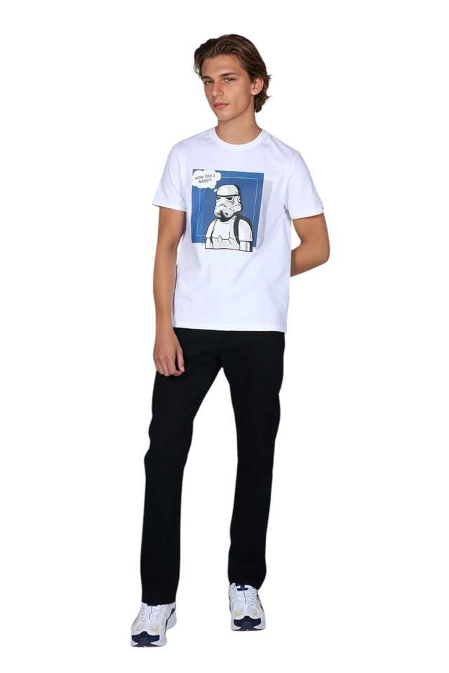Solid-Cotton-Round-Neck-Men-s-T-Shirt