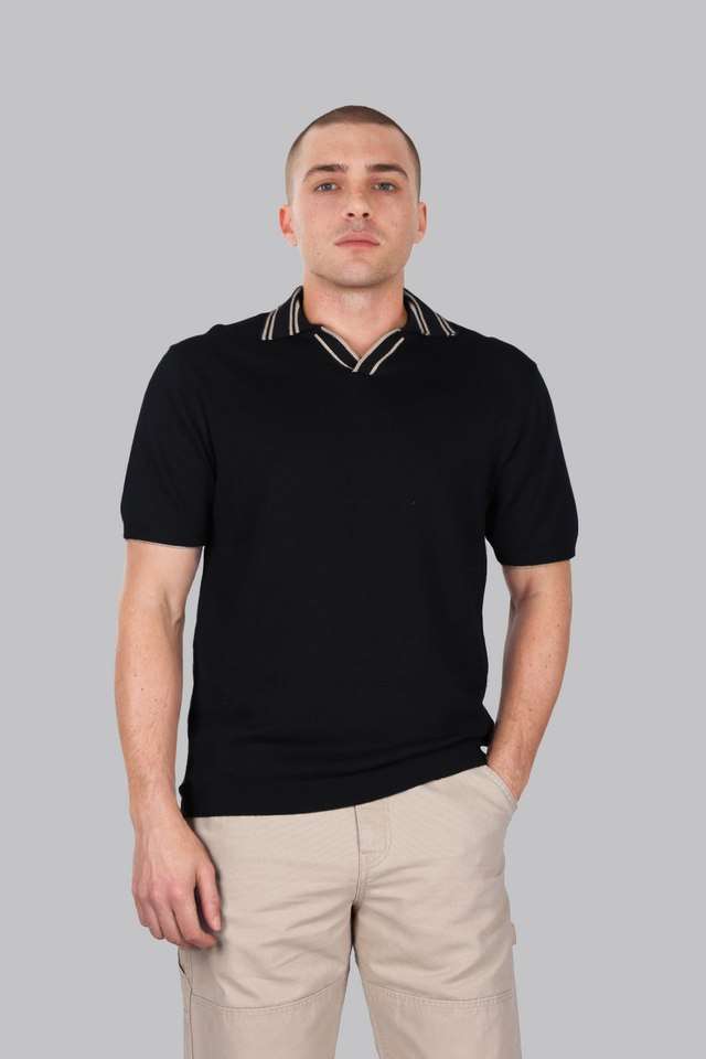 Solid-Cotton-Polo-Men-s-T-Shirt