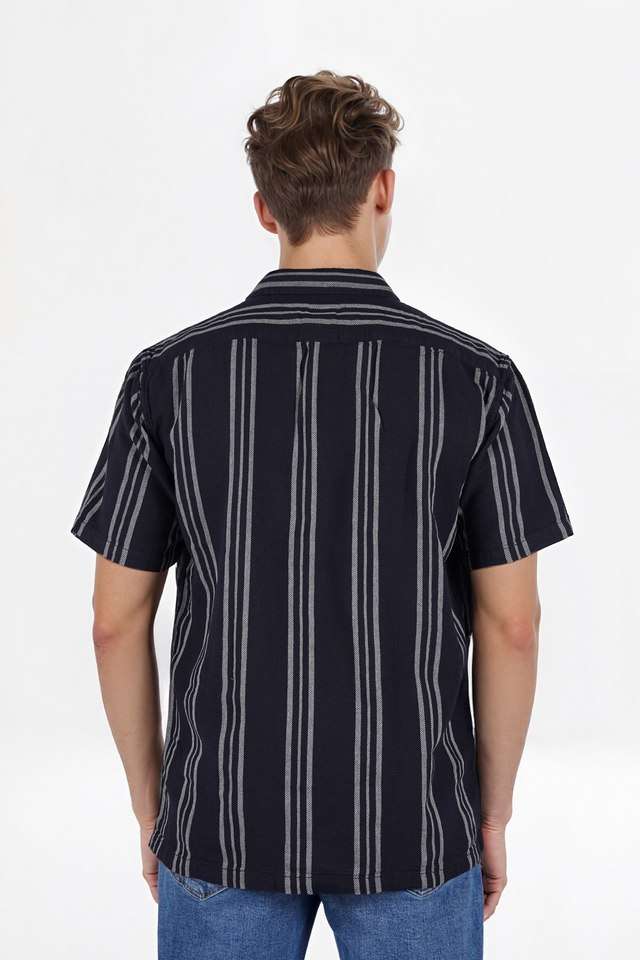 Solid-Cotton-Regular-Fit-Men-s-Casual-Wear-Shirt