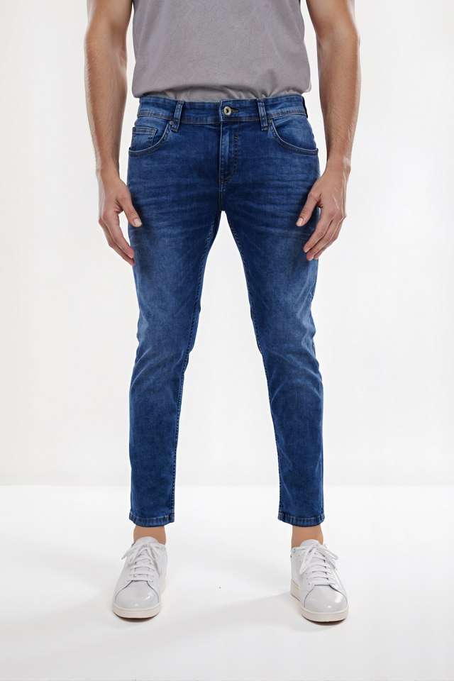 Light-Wash-Cotton-Blend-Super-Skinny-Fit-Men-s-Jeans