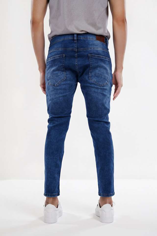 Light-Wash-Cotton-Blend-Super-Skinny-Fit-Men-s-Jeans