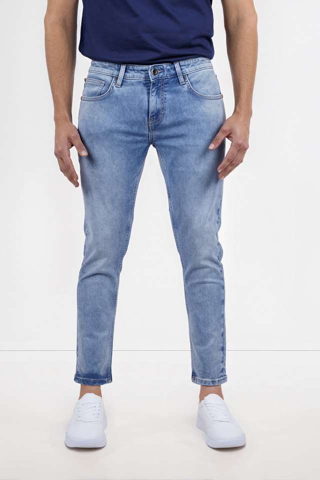 Light-Wash-Cotton-Super-Skinny-Fit-Men-s-Jeans