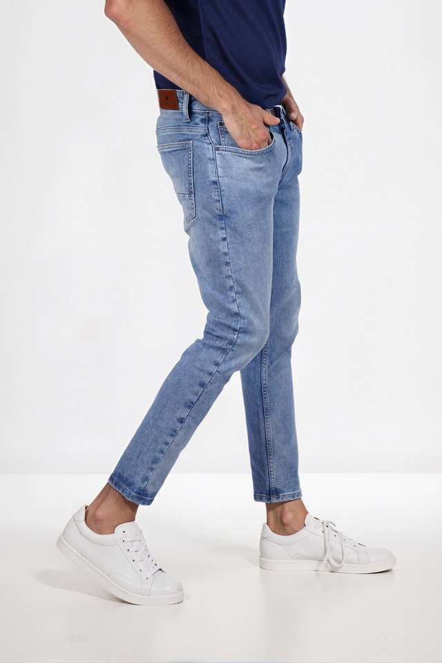 Light-Wash-Cotton-Super-Skinny-Fit-Men-s-Jeans