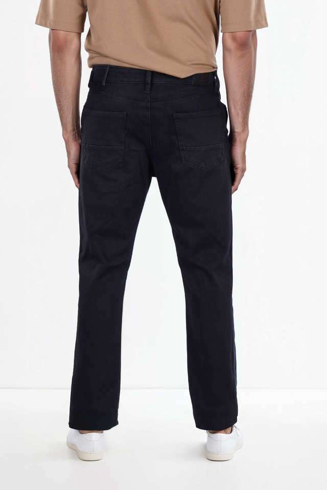 Light-Wash-Cotton-Blend-Straight-Fit-Men-s-Jeans