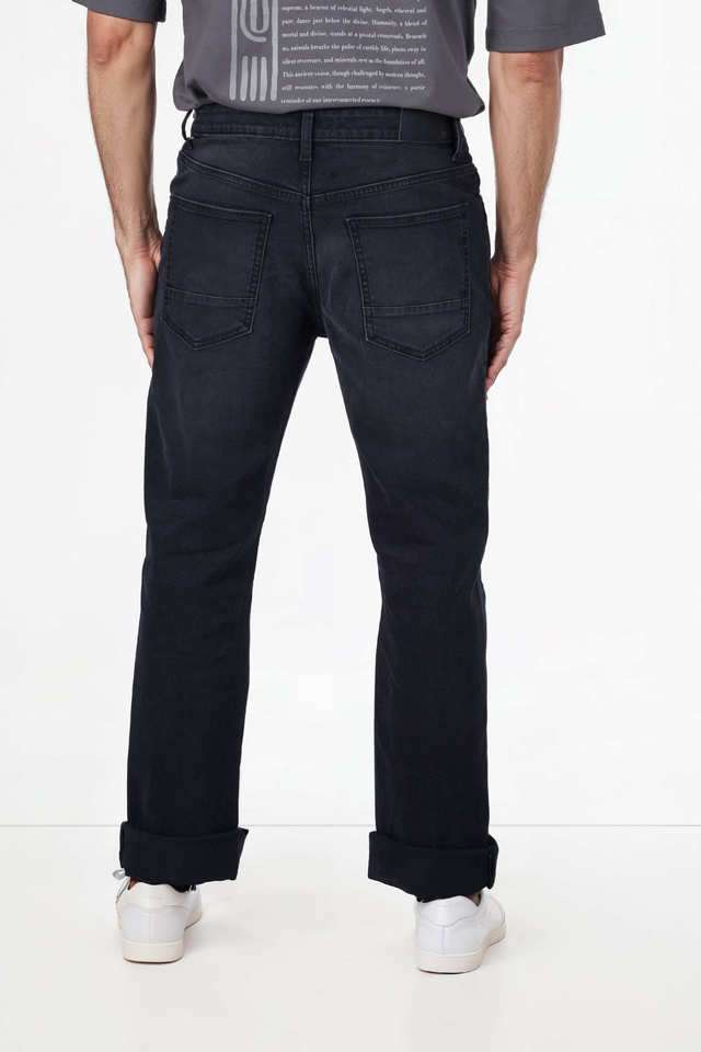 Light-Wash-Cotton-Bootcut-Fit-Men-s-Jeans