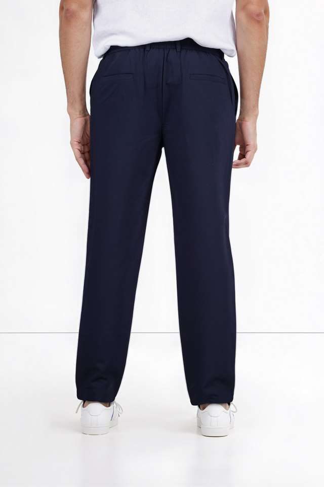 Solid-Terrylene-Rayon-Regular-Fit-Men-s-Casual-Wear-Trousers