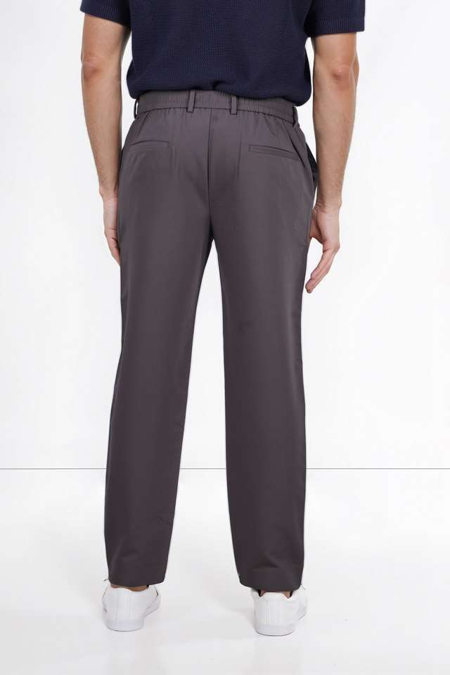 Solid-Terrylene-Rayon-Regular-Fit-Men-s-Casual-Wear-Trousers