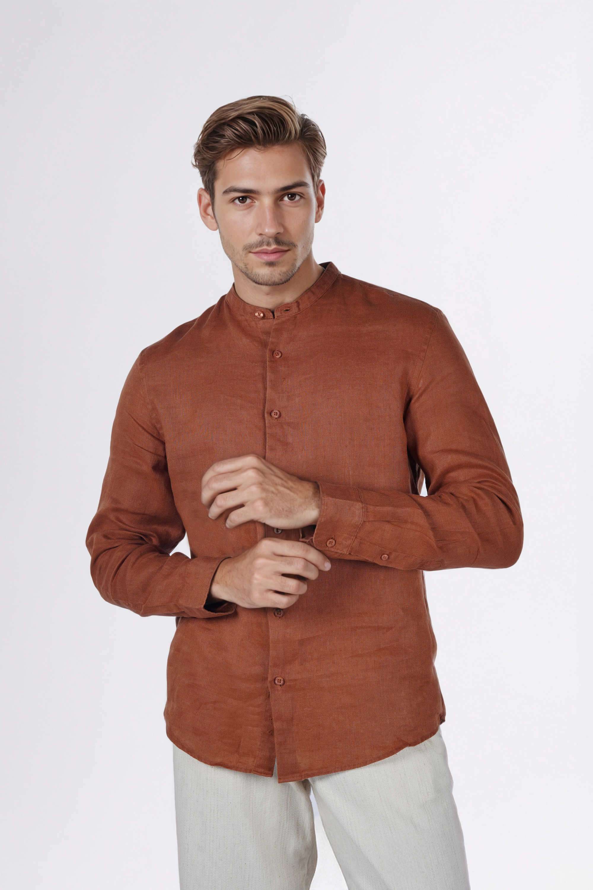 Light-Wash-Linen-Regular-Fit-Men-s-Jeans