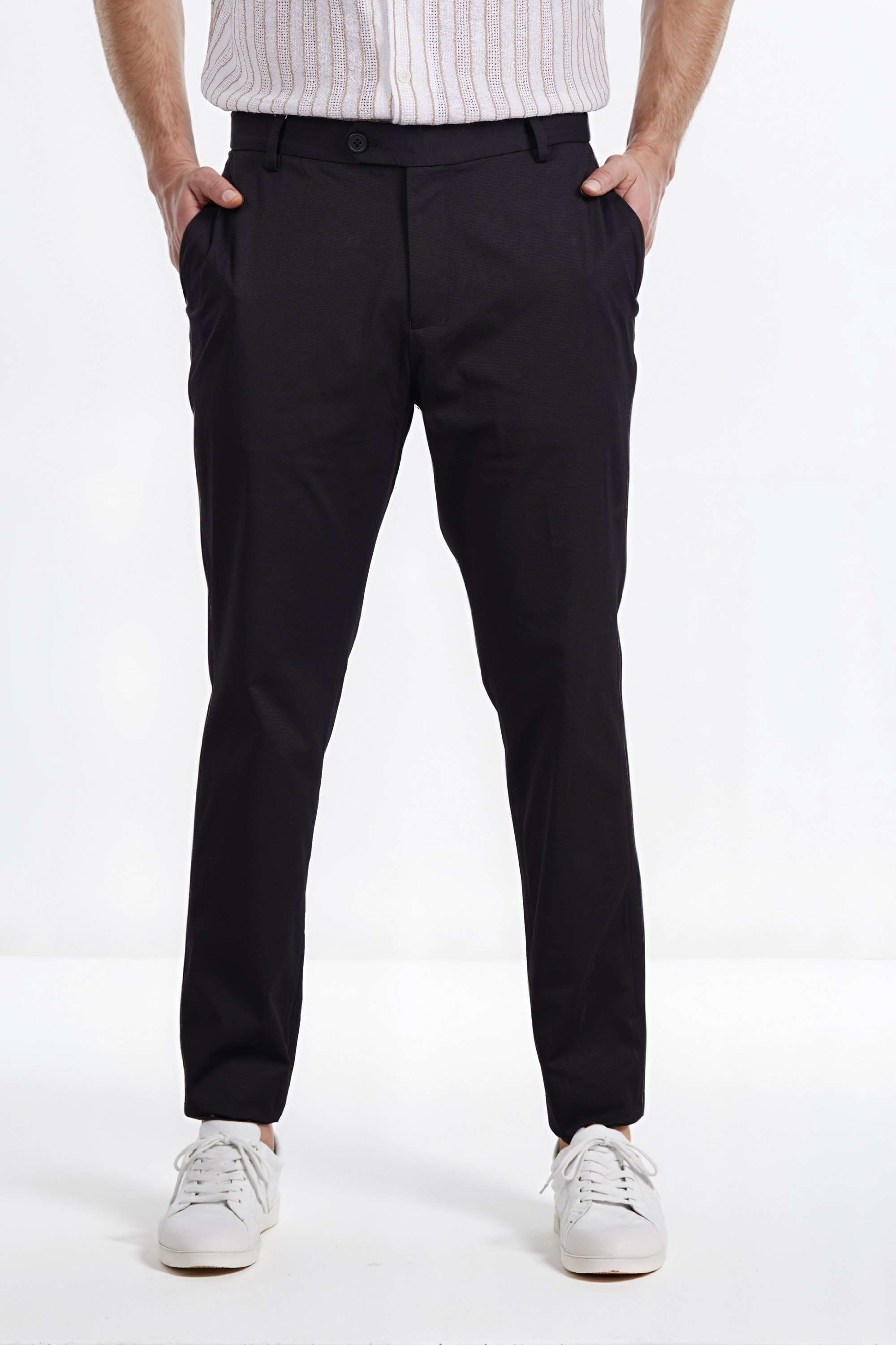 Solid-Polyester-Regular-Fit-Men-s-Casual-Wear-Trousers