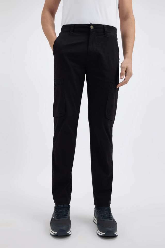 Solid-Cotton-Regular-Fit-Men-s-Casual-Wear-Trousers