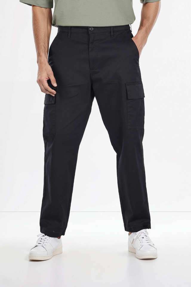 Solid-Cotton-Straight-Fit-Men-s-Casual-Wear-Trousers