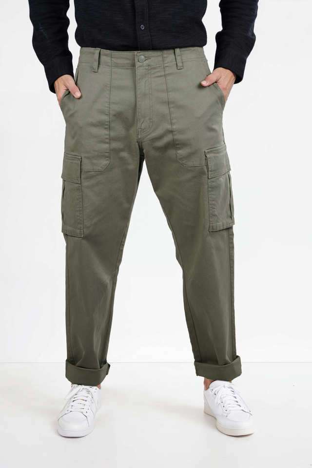 Solid-Cotton-Straight-Fit-Men-s-Casual-Wear-Trousers