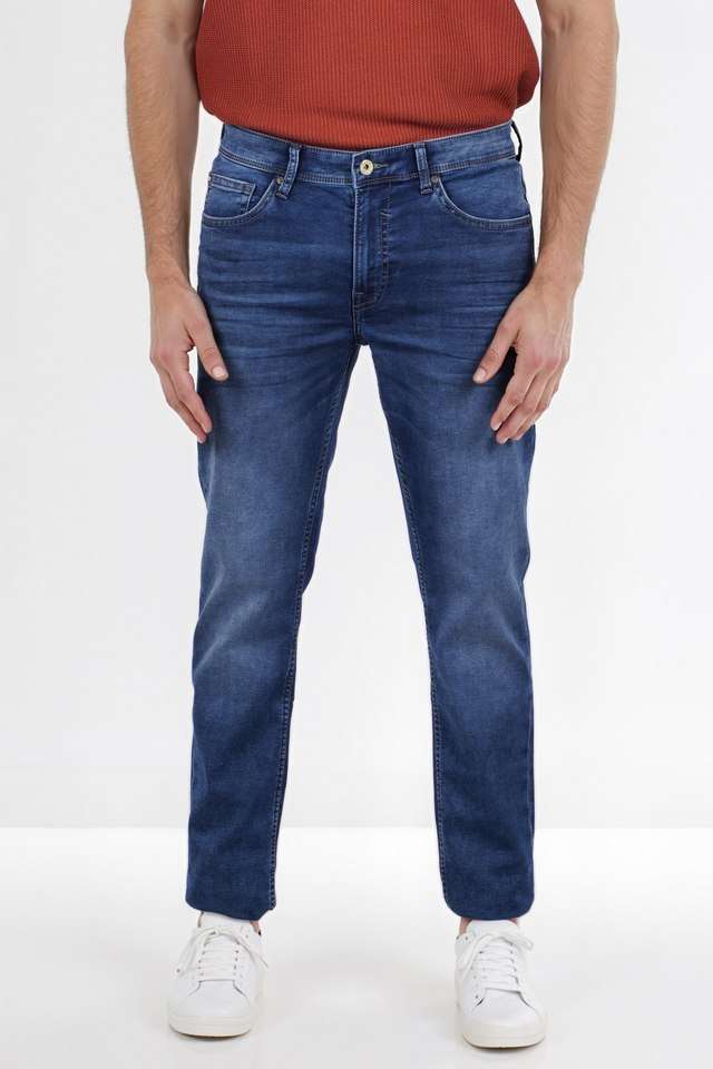 Dark-Wash-Cotton-Slim-Fit-Men-s-Jeans