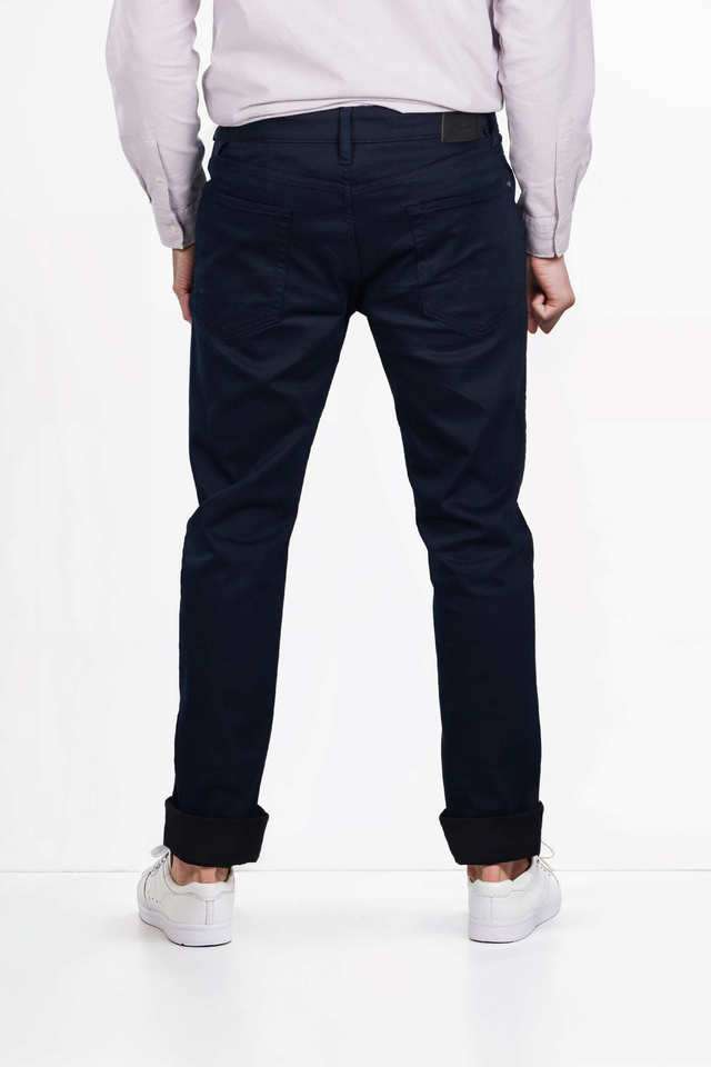 Light-Wash-Cotton-Blend-Straight-Fit-Men-s-Jeans