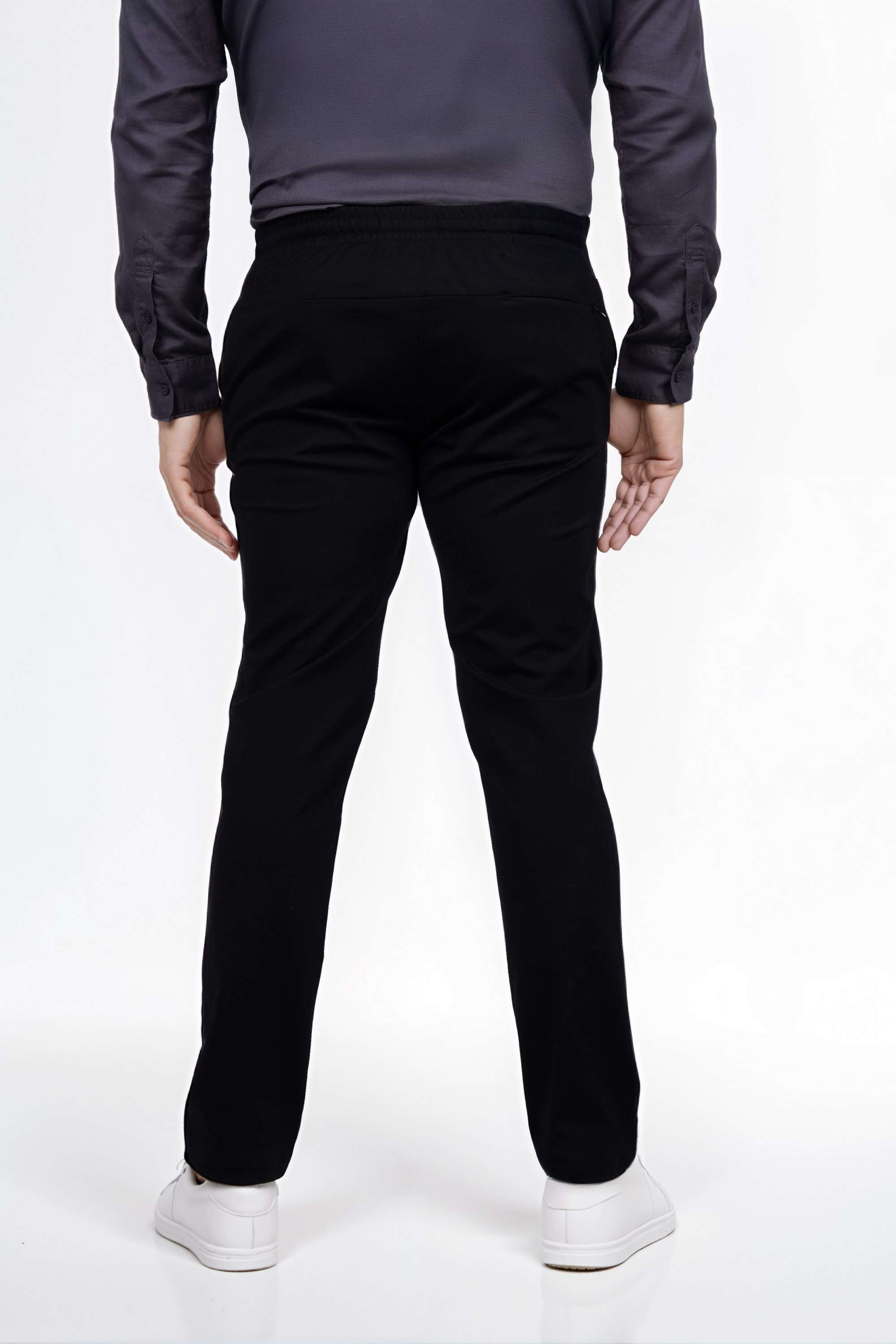 Solid-Rayon-Slim-Fit-Men-s-Casual-Trousers