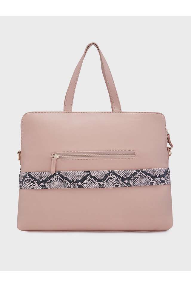 Faux-Leather-Zipper-Closure-Women-s-Casual-Wear-Laptop-Bag