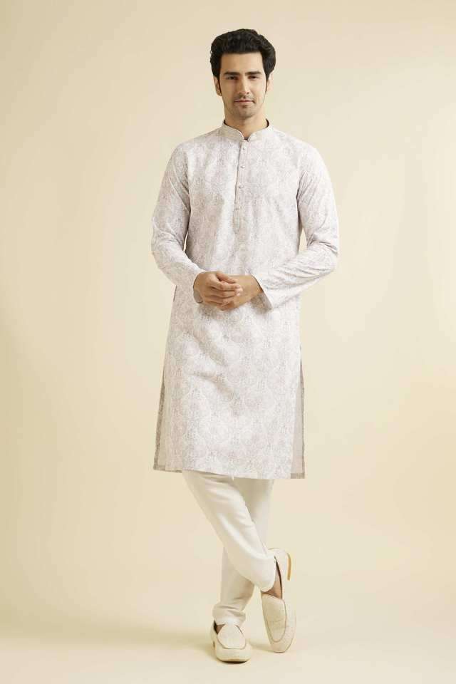 Printed-Cotton-Blend-Regular-Fit-Men-s-Kurta-Set