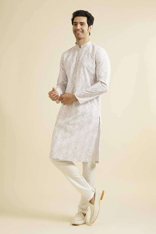 Printed-Cotton-Blend-Regular-Fit-Men-s-Kurta-Set