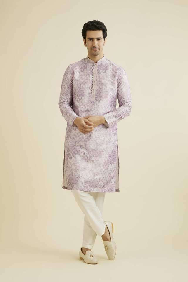 Printed-Silk-Regular-Fit-Men-s-Kurta-Set