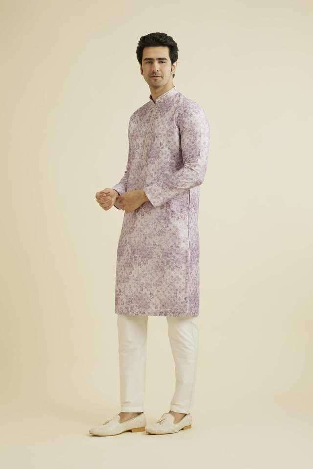 Printed-Silk-Regular-Fit-Men-s-Kurta-Set