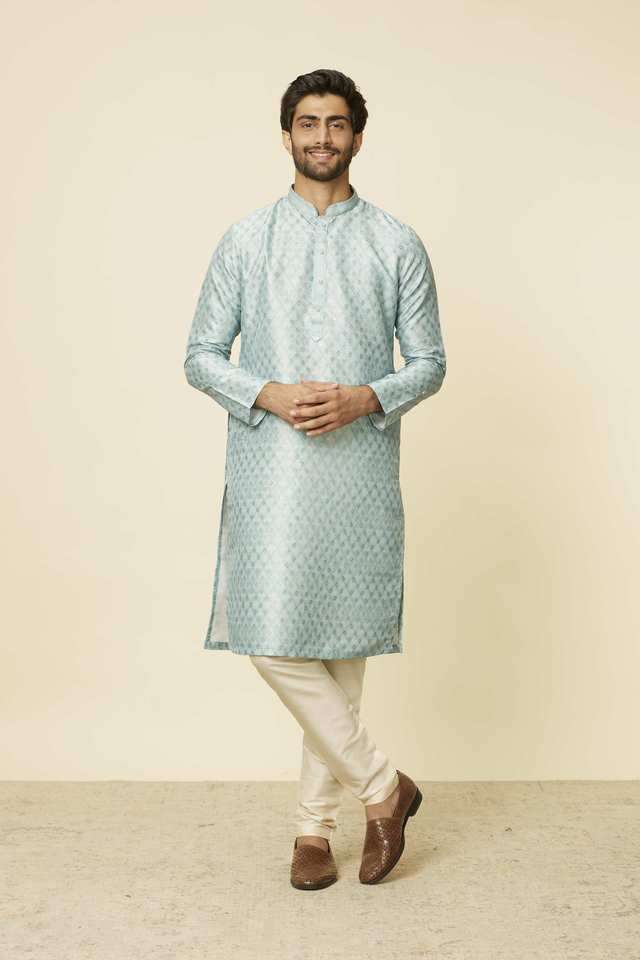Printed-Silk-Regular-Fit-Men-s-Kurta-Set