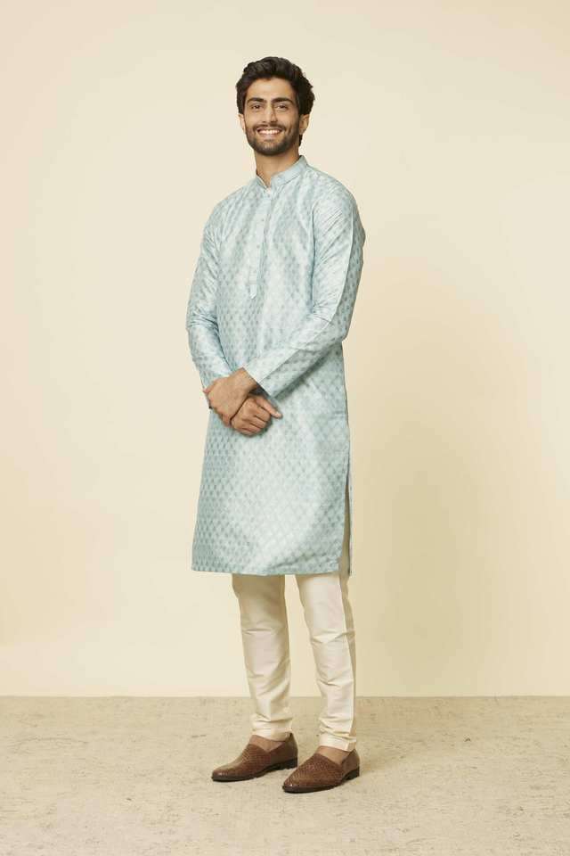 Printed-Silk-Regular-Fit-Men-s-Kurta-Set