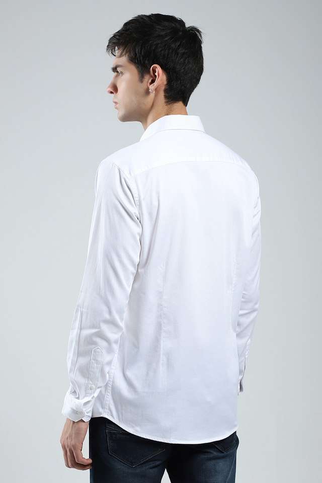 Solid-Cotton-Slim-Fit-Men-s-Casual-Wear-Shirt