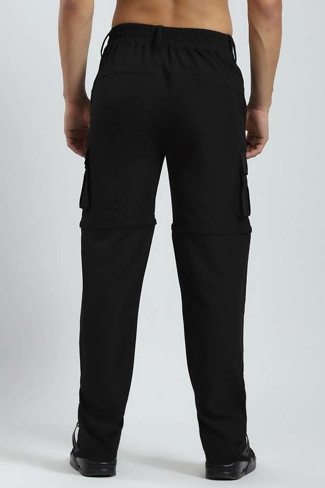 Solid-Polyester-Regular-Fit-Men-s-Track-Pants