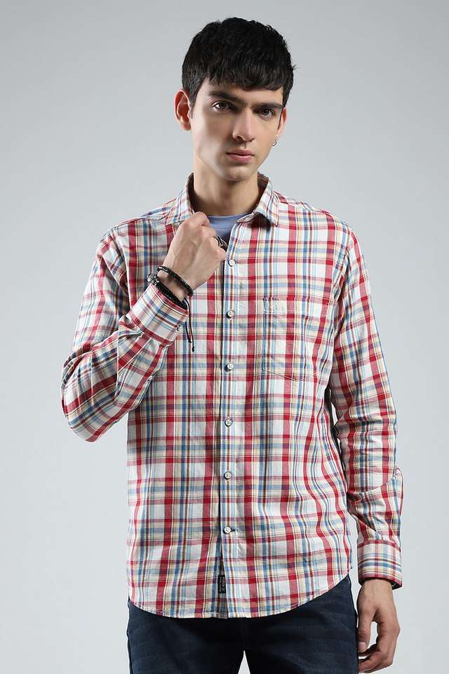 Checks-Cotton-Regular-Fit-Men-s-Casual-Wear-Shirt