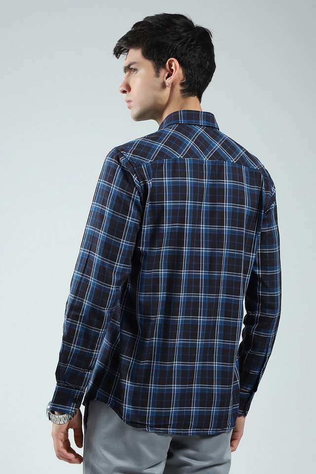 Checks-Cotton-Regular-Fit-Men-s-Casual-Wear-Shirt