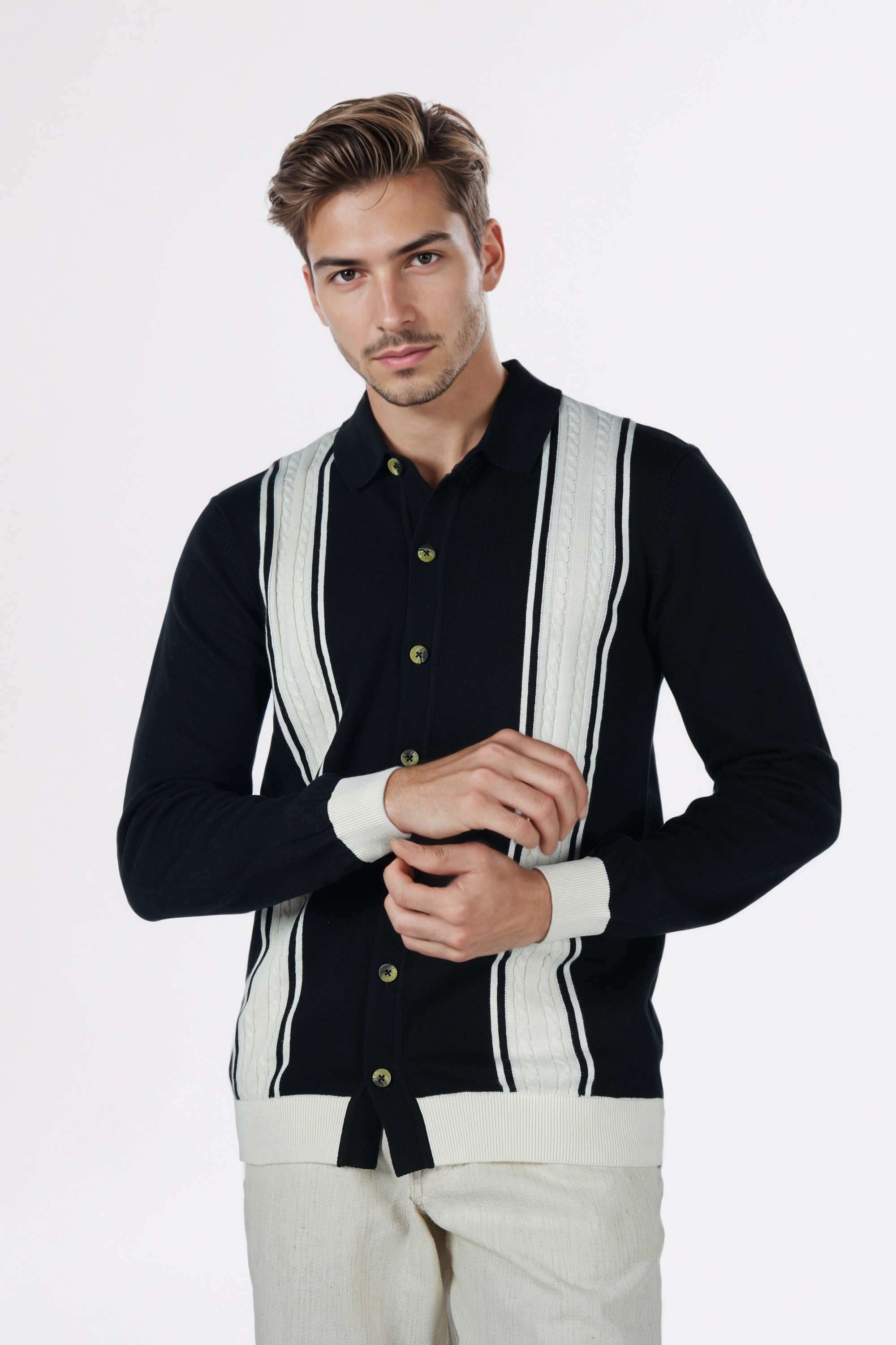 Stripes-Cotton-Round-Neck-Men-s-T-Shirt