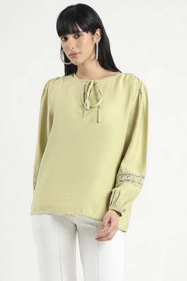 Solid-Rayon-Relaxed-Fit-Women-s-Top