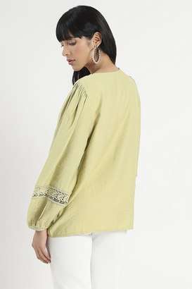 Solid-Rayon-Relaxed-Fit-Women-s-Top