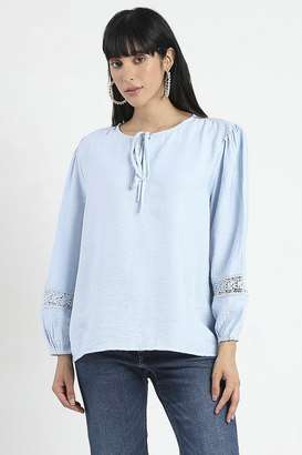 Solid-Rayon-Relaxed-Fit-Women-s-Top