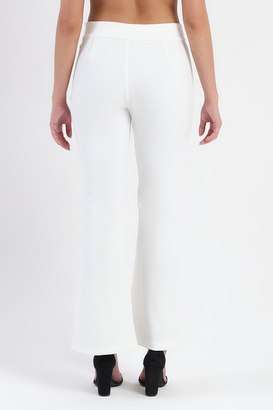 Solid-Polyester-Relaxed-Fit-Women-s-Trousers