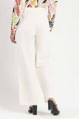 Solid-Polyester-Relaxed-Fit-Women-s-Trousers